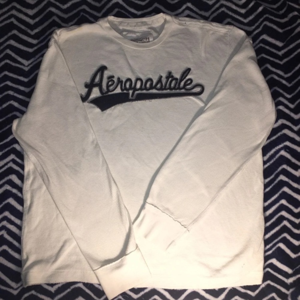 White Aeropostale Long Sleeve Shirt